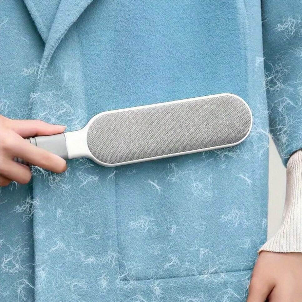1PC Reusable Double-Sided Pet Hair Remover Brush – Static Cleaner for Cats, Clothes, Sofas & Furniture