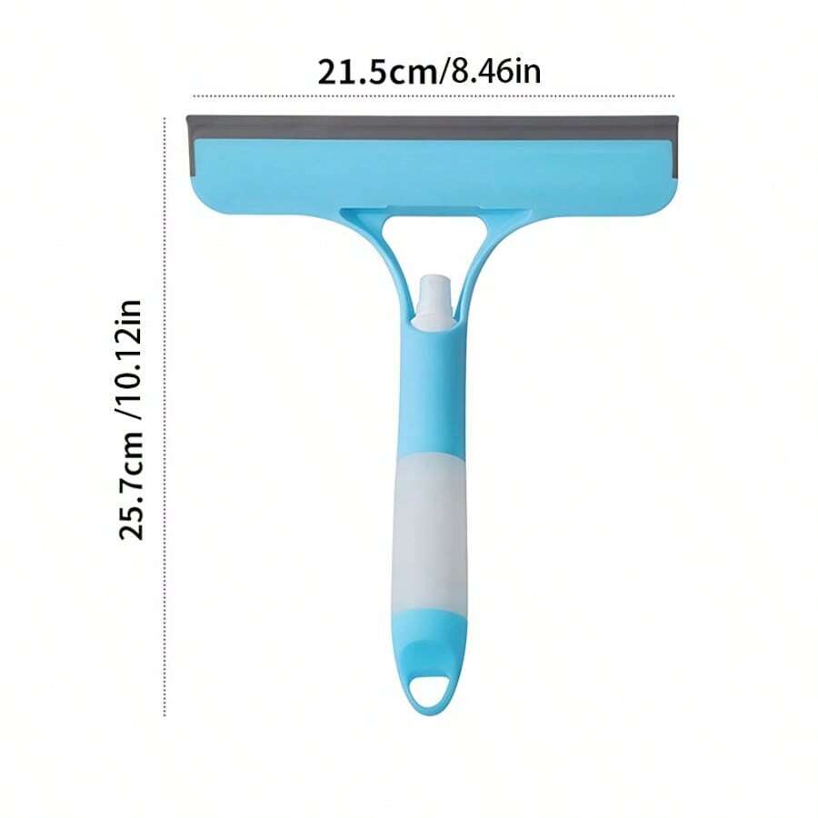 1PC Strong Decontamination Window Scraper – Short Handle Water Jet Cleaner for Home & Glass Surfaces