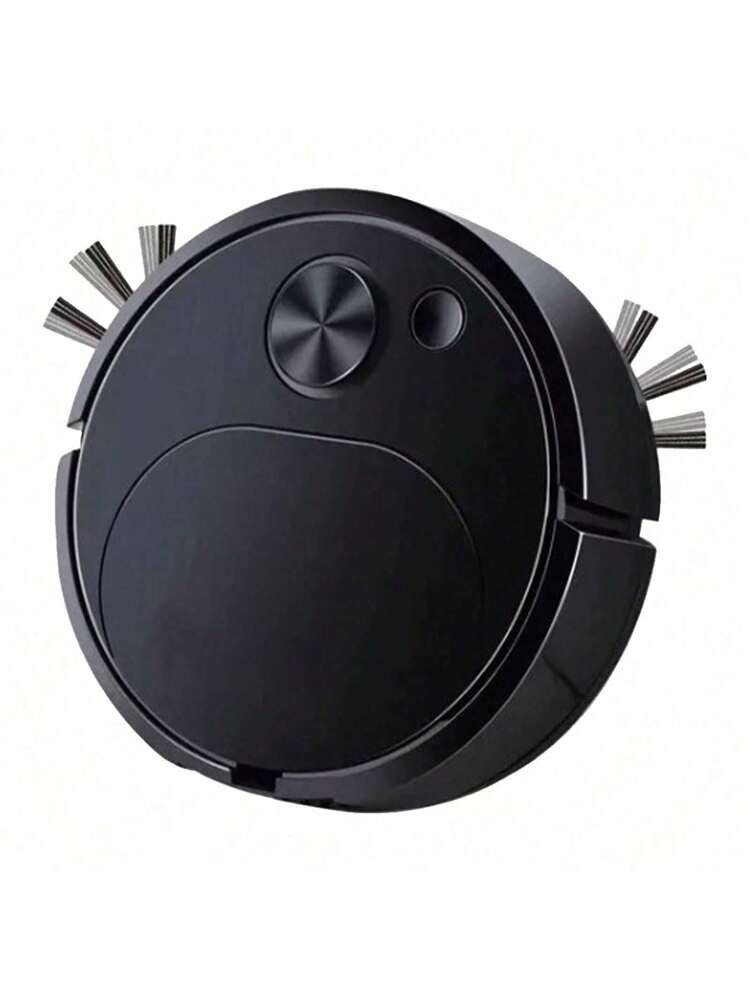 3-in-1 Smart Mini Robot Vacuum – Rechargeable Auto Sweeper, Duster & Cleaner for Home Use, Compact Design