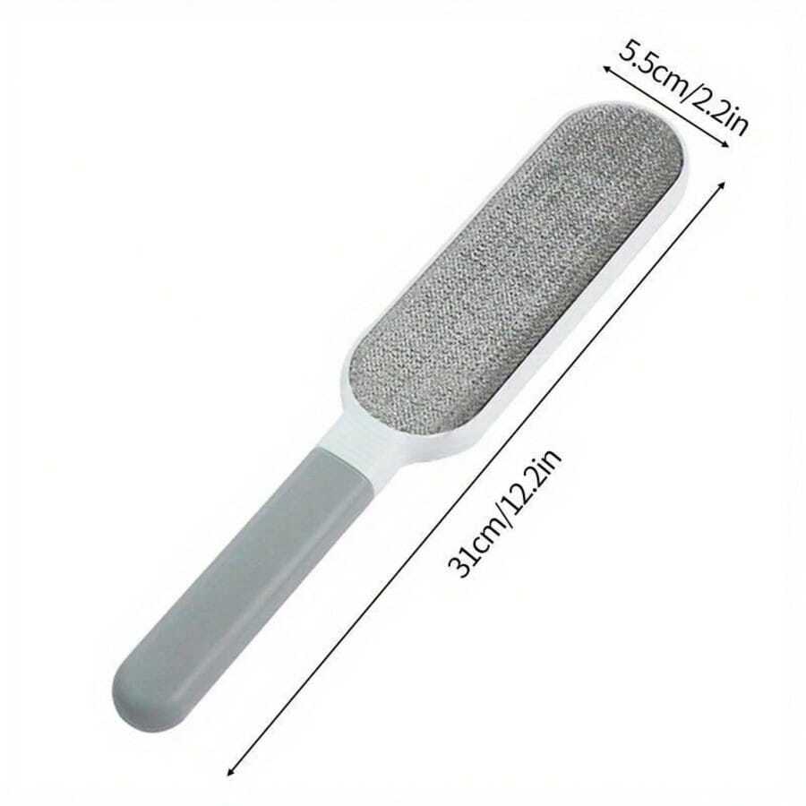 1PC Reusable Double-Sided Pet Hair Remover Brush – Static Cleaner for Cats, Clothes, Sofas & Furniture