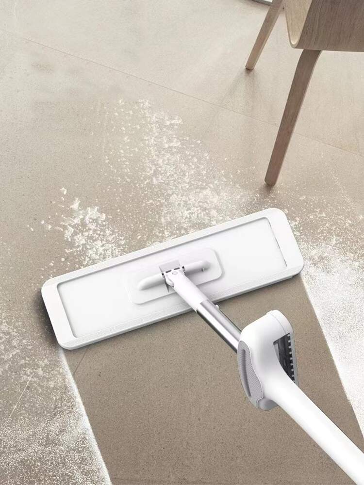 1pc Hands-Free Flat Mop, Lightweight & Convenient, Ideal For Quick Home Floor Cleaning Tasks