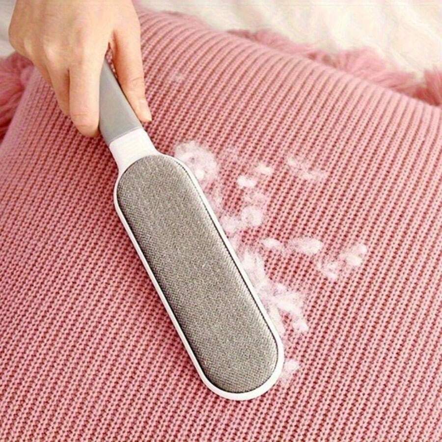 1PC Reusable Double-Sided Pet Hair Remover Brush – Static Cleaner for Cats, Clothes, Sofas & Furniture