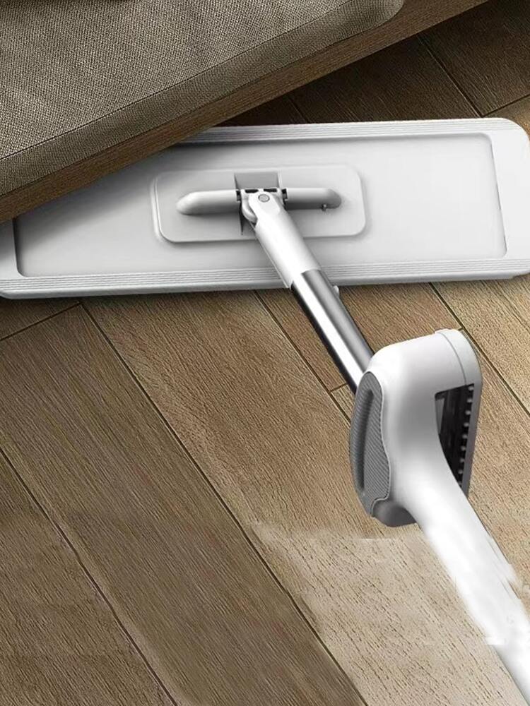 1pc Hands-Free Flat Mop, Lightweight & Convenient, Ideal For Quick Home Floor Cleaning Tasks