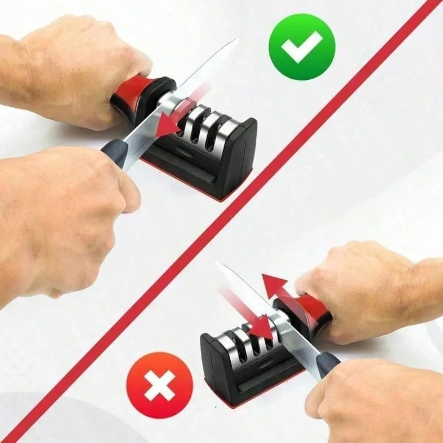 1 Pc Efficient Household Lightweight Sharpener: Precise Angle Sharpening, Quick Recovery Of Sharp Edges, Anti Slip And Safe Base