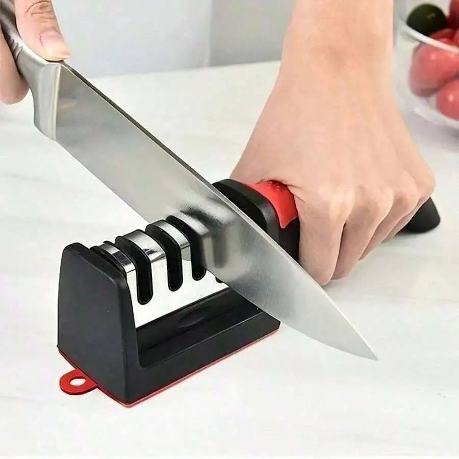 1 Pc Efficient Household Lightweight Sharpener: Precise Angle Sharpening, Quick Recovery Of Sharp Edges, Anti Slip And Safe Base